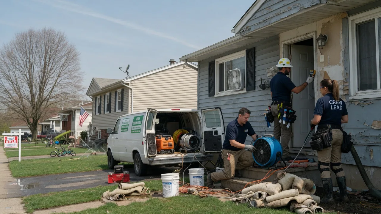 Flood Cleanup in Harrisville, OH near me