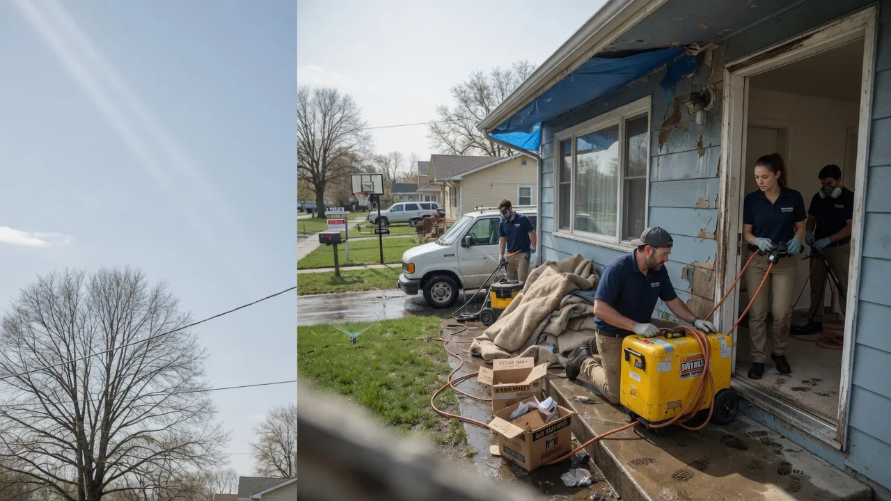 Basement Flood Cleanup in Harrisville, OH near me